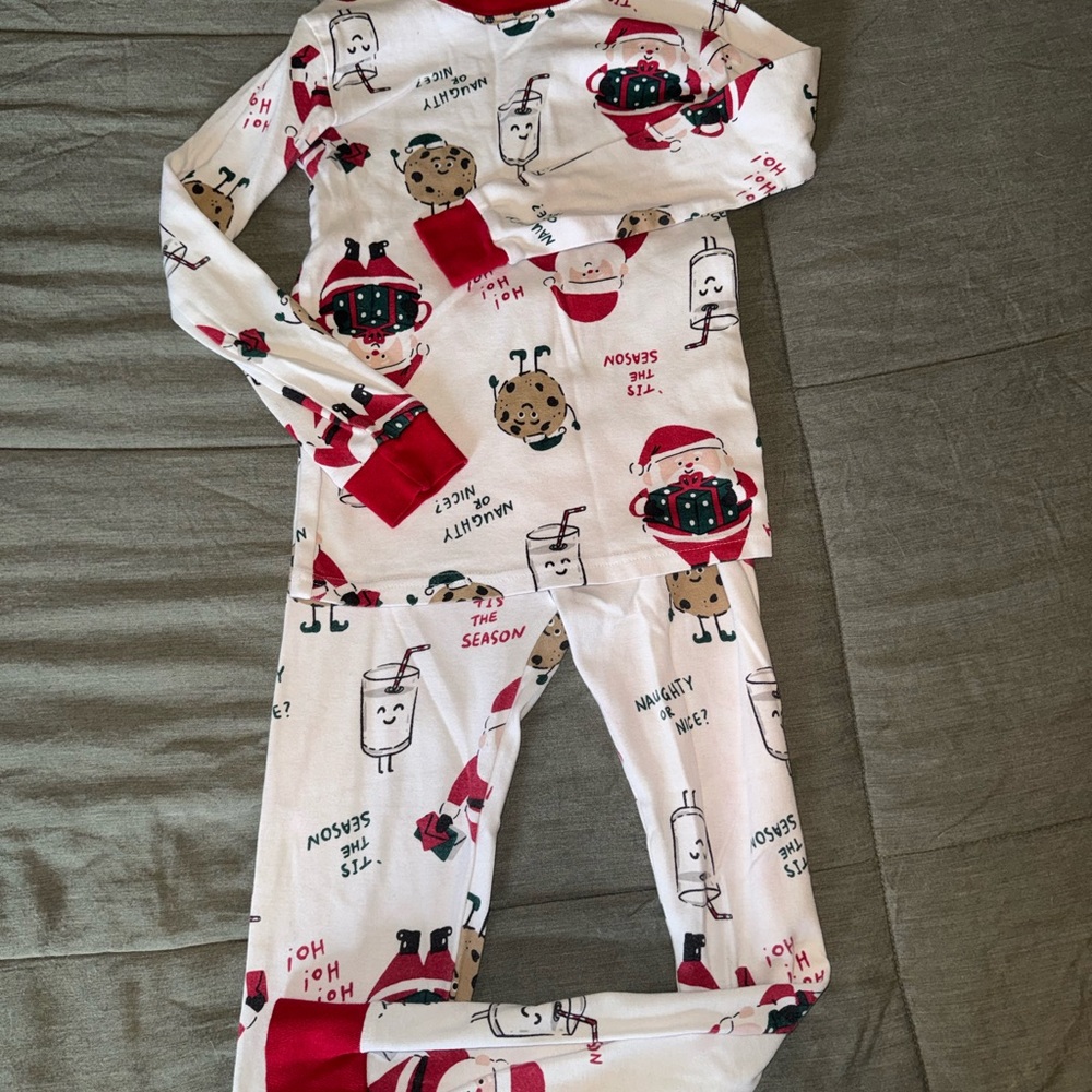 Carter's Festive White and Red Kids Pajama Set